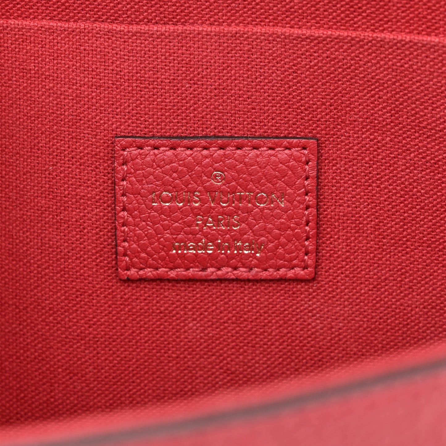 Empreinte Pochette Felicie Chain Wallet Scarlet