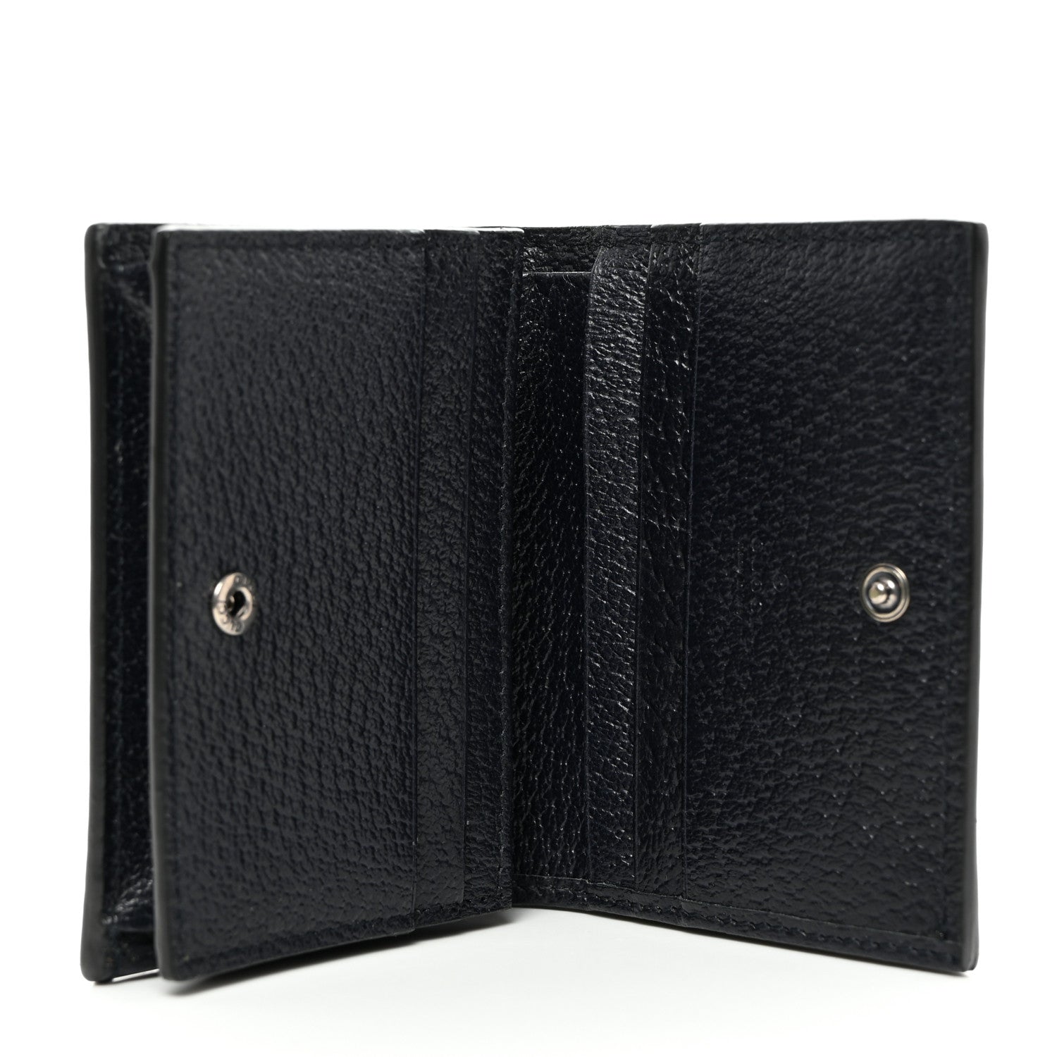 Gucci GG Supreme Monogram Textured Dollar Calfskin Web Ophidia Card Case Beige Blue 6 of 8