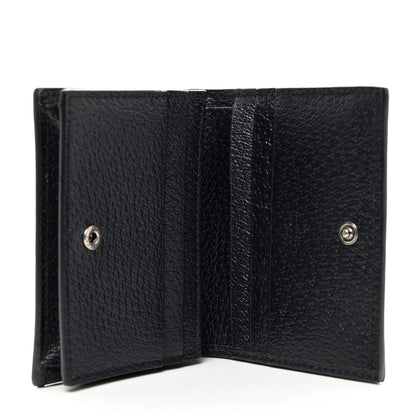 Gucci GG Supreme Monogram Textured Dollar Calfskin Web Ophidia Card Case Beige Blue 6 of 8