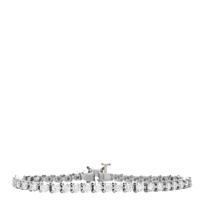 Tiffany Platinum Diamond 4.49ctw Victoria Tennis Bracelet 2 of 3