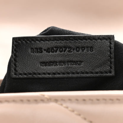 Saint Laurent Calfskin Y Quilted Monogram Toy Loulou Crossbody Bag Dark Beige 5 of 9
