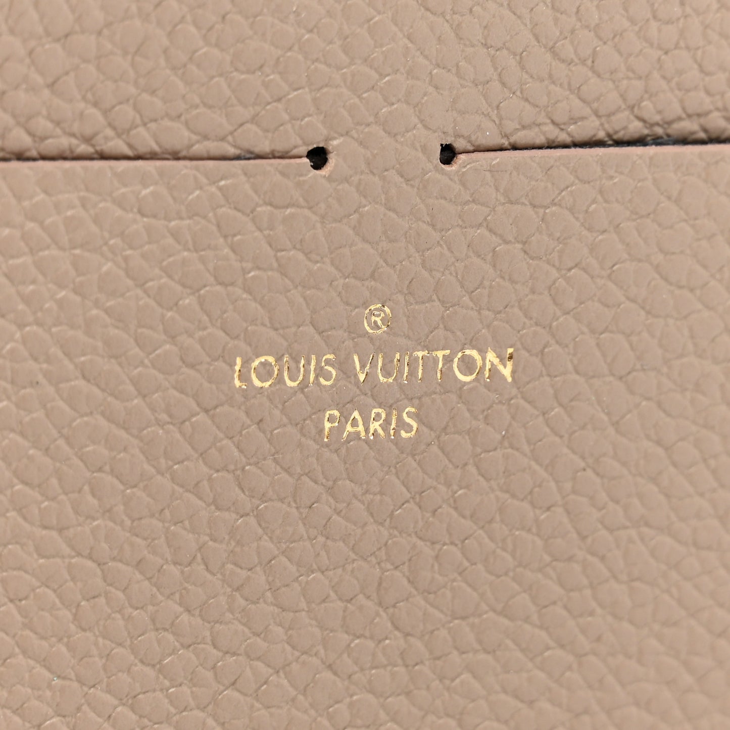 Calfskin Felicie Chain Wallet Card Holder Insert Tourterelle