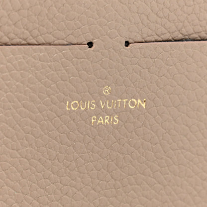 Louis Vuitton Calfskin Felicie Chain Wallet Card Holder Insert Tourterelle 6 of 6