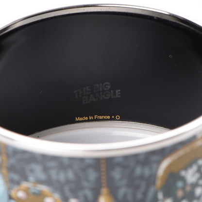 Hermes Enamel Printed Extra Wide Cachemire de Tamara Bracelet 65 5 of 5