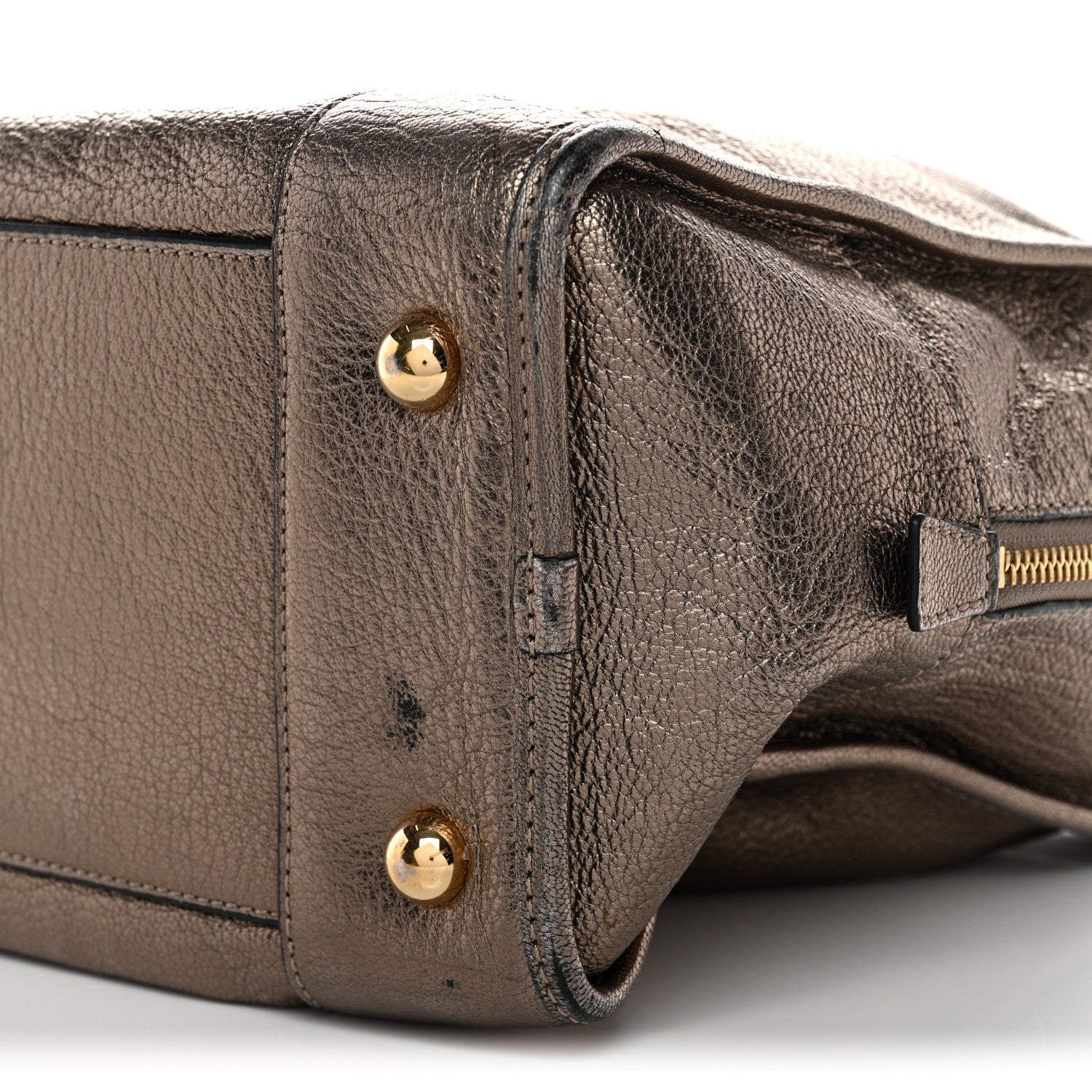 Loewe Metallic Calfskin Amazona 28 Bronze 9 of 15