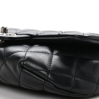 Chanel Calfskin Quilted CC Uniform Flap Belt Bag Black 10 of 10