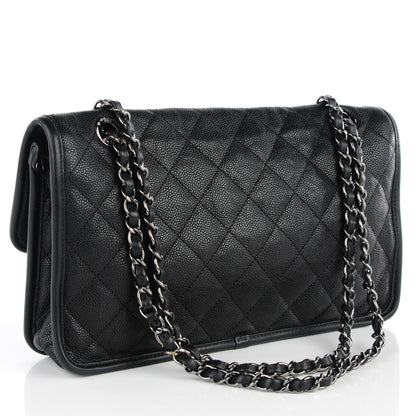 Chanel Caviar Quilted Medium French Riviera Flap Black 3 of 8