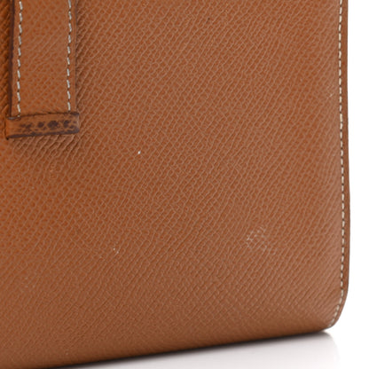 Hermes Epsom Bearn Gusset Wallet Gold 35 of 40