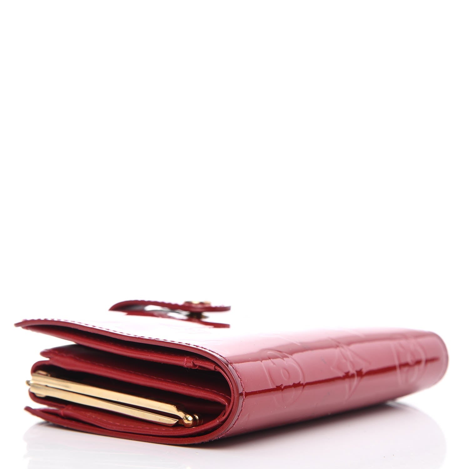 Louis Vuitton Vernis French Purse Wallet Pomme D'Amour 4 of 13