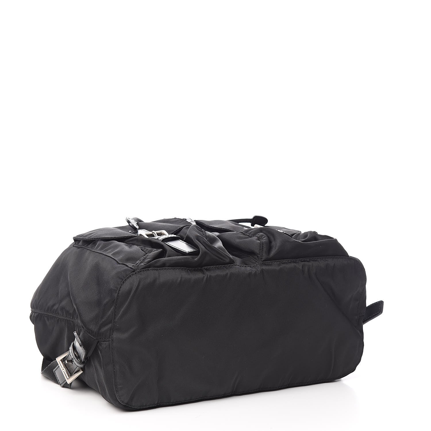 Prada Nylon Vela Medium Backpack Black 4 of 10