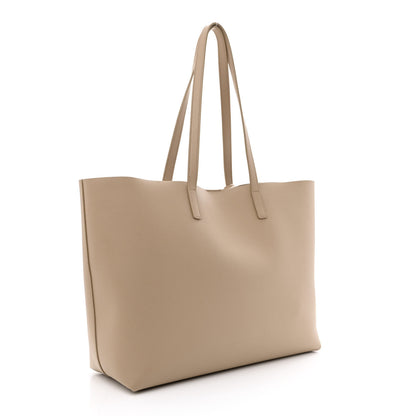 Saint Laurent Calfskin Large Shopping Tote Dark Beige 4 of 12