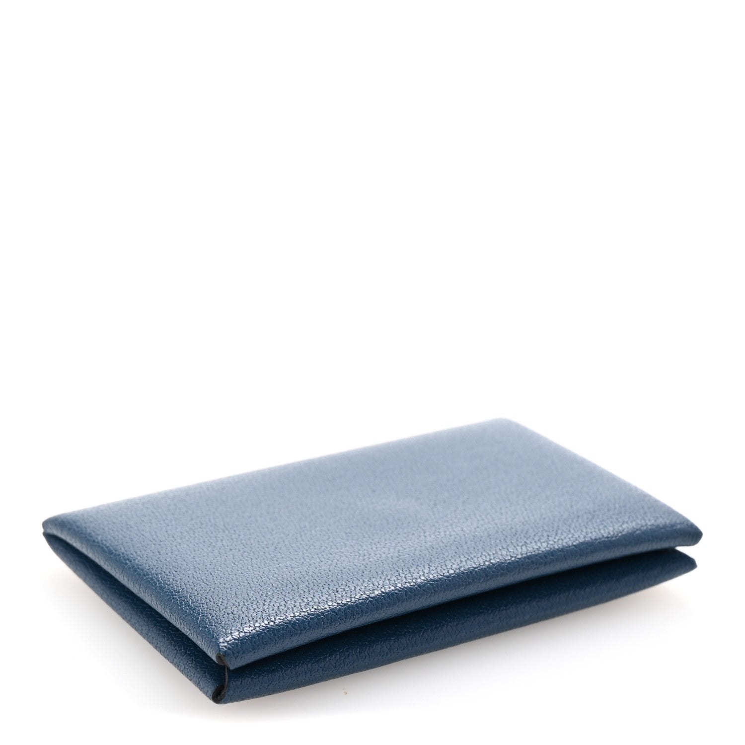 Hermes Chevre Chamkila Calvi Card Case Deep Bleu 4 of 7