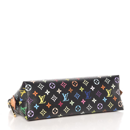 Louis Vuitton Monogram Multicolor Cosmetic Pouch Black Grenade 4 of 6