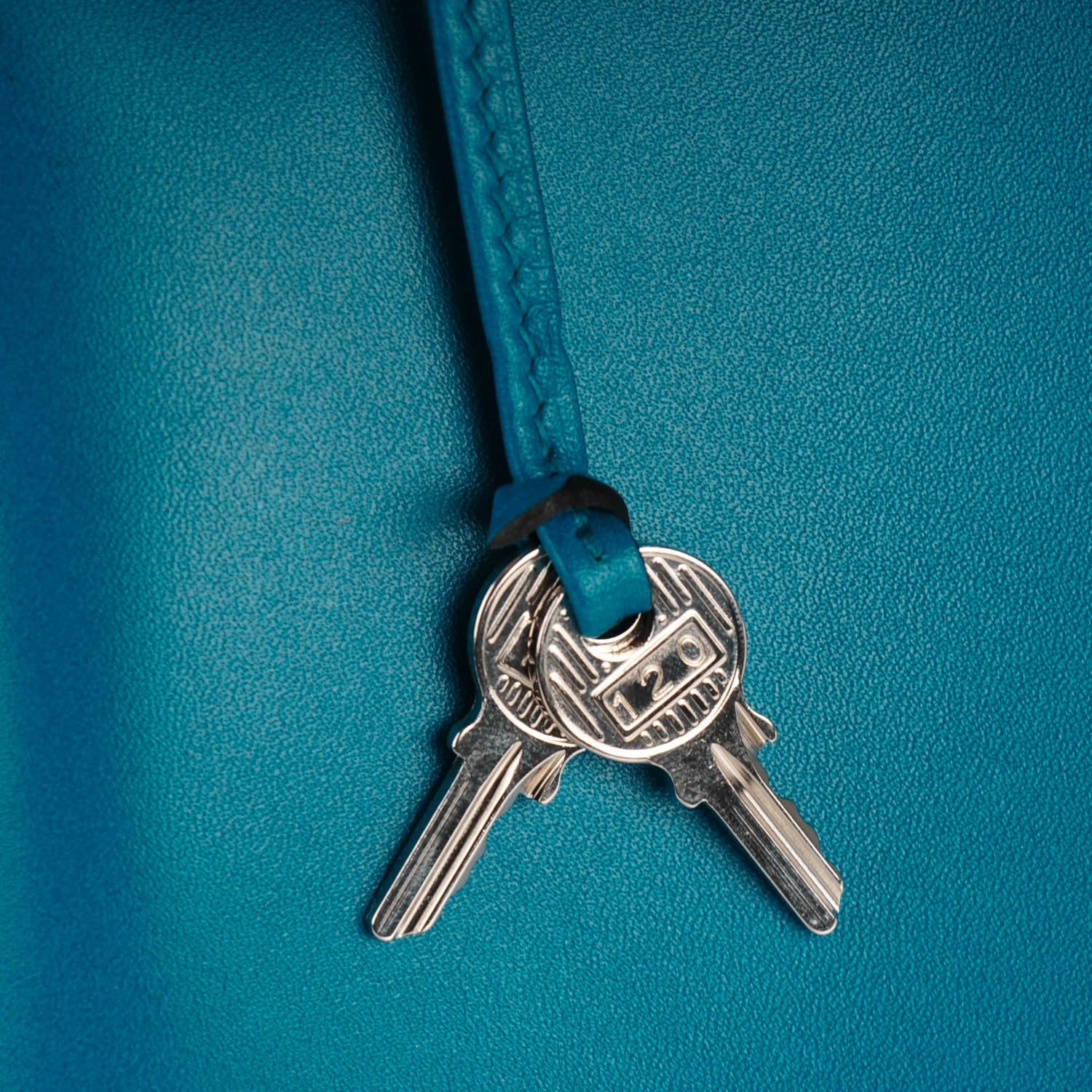 Hermes Tadelakt Birkin 30 Bleu Izmir 25 of 25