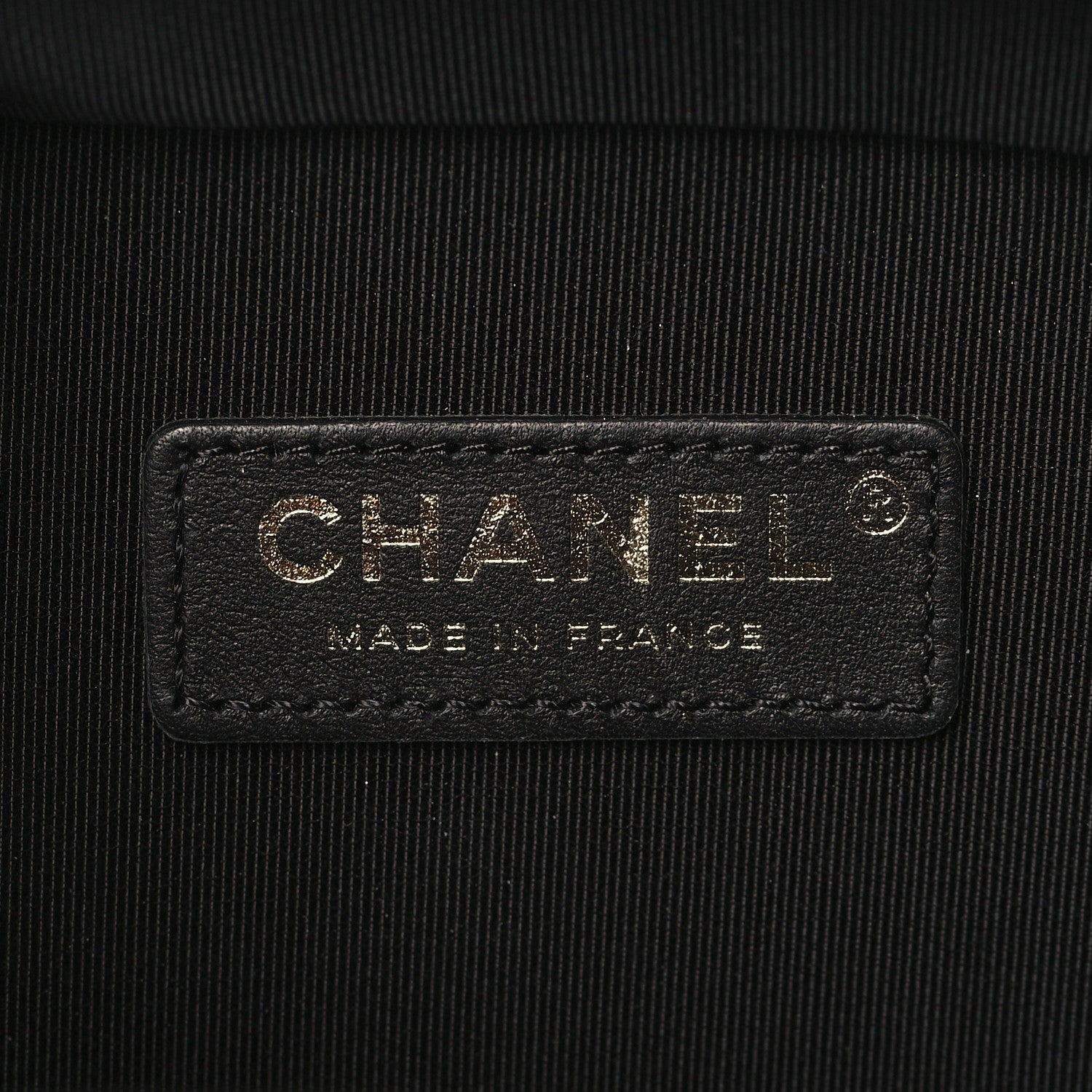 Chanel Calfskin Stitched Cup Of Tea Vanity Case Black 6 of 9