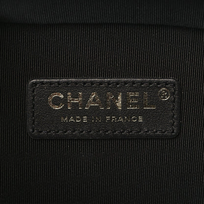 Chanel Calfskin Stitched Cup Of Tea Vanity Case Black 6 of 9