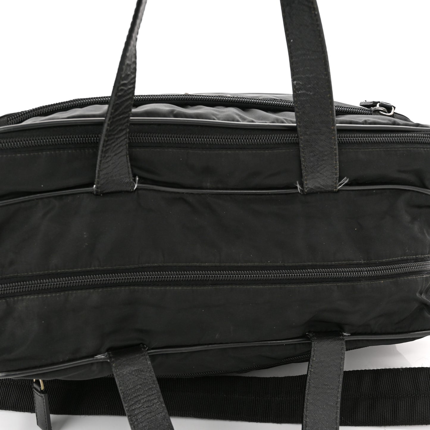 Tessuto Nylon Travel Briefcase Black