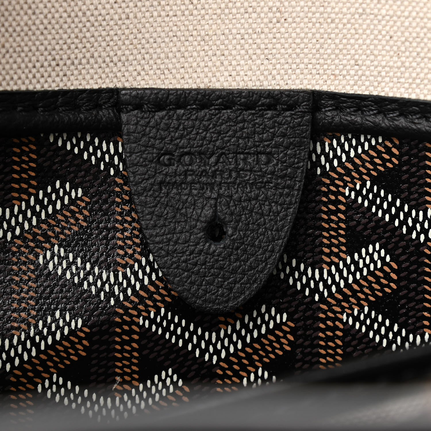 Goyard Goyardine Artois MM Black 6 of 9
