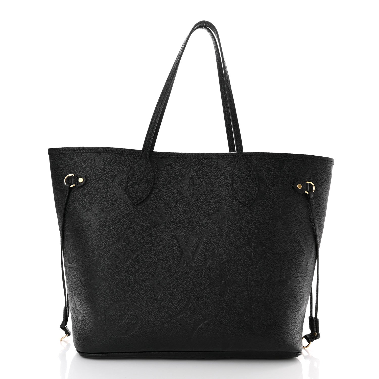 Louis Vuitton Empreinte Monogram Giant Neverfull MM Black 3 of 10