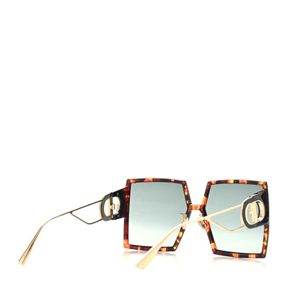 Christian Dior Acetate Square 30 Montaigne Sunglasses Tortoise 4 of 9