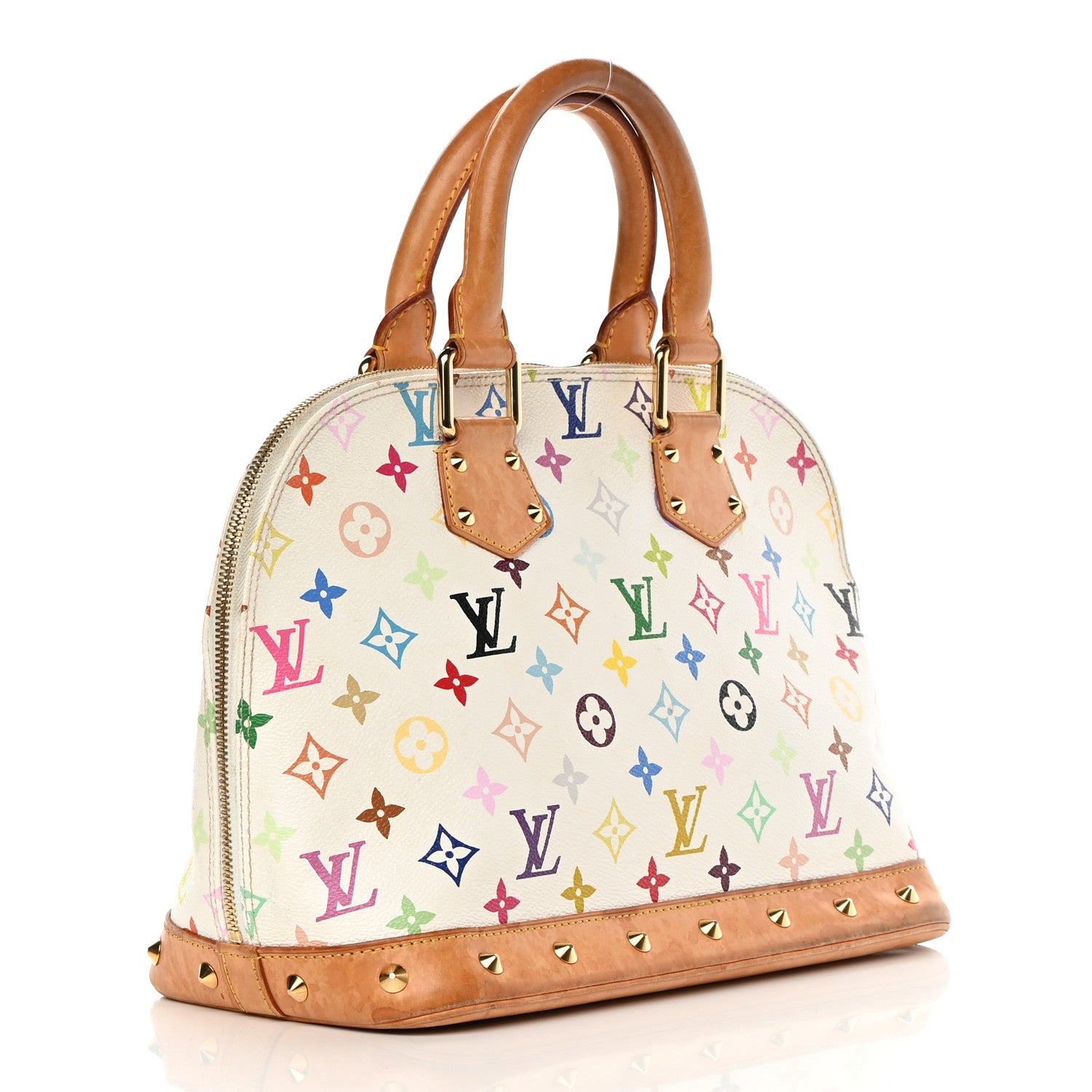 Louis Vuitton Monogram Multicolor Alma White 3 of 20