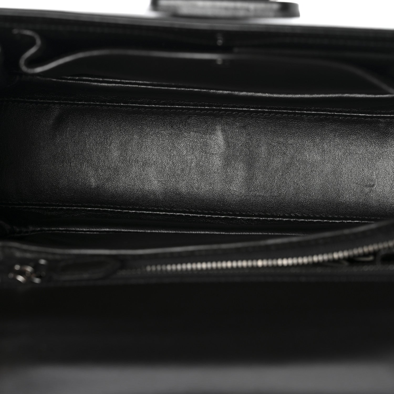 Gucci Boarded Dyana Lux Calfskin Web Monochrome Medium Bamboo 1947 Top Handle Bag Black 6 of 12