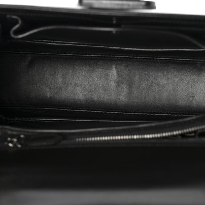 Gucci Boarded Dyana Lux Calfskin Web Monochrome Medium Bamboo 1947 Top Handle Bag Black 6 of 12