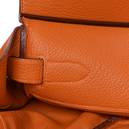 Hermes Togo HAC Travel Birkin 50 Orange 6 of 27