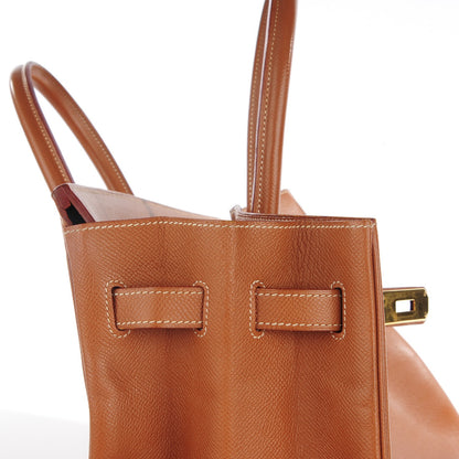 Hermes Courchevel Birkin 35 Gold 9 of 21