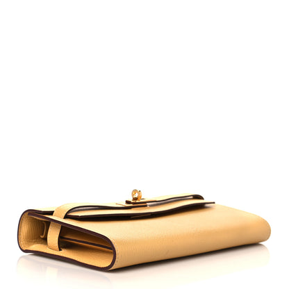 Hermes Chevre Mysore Kelly Wallet To Go Foin 4 of 9