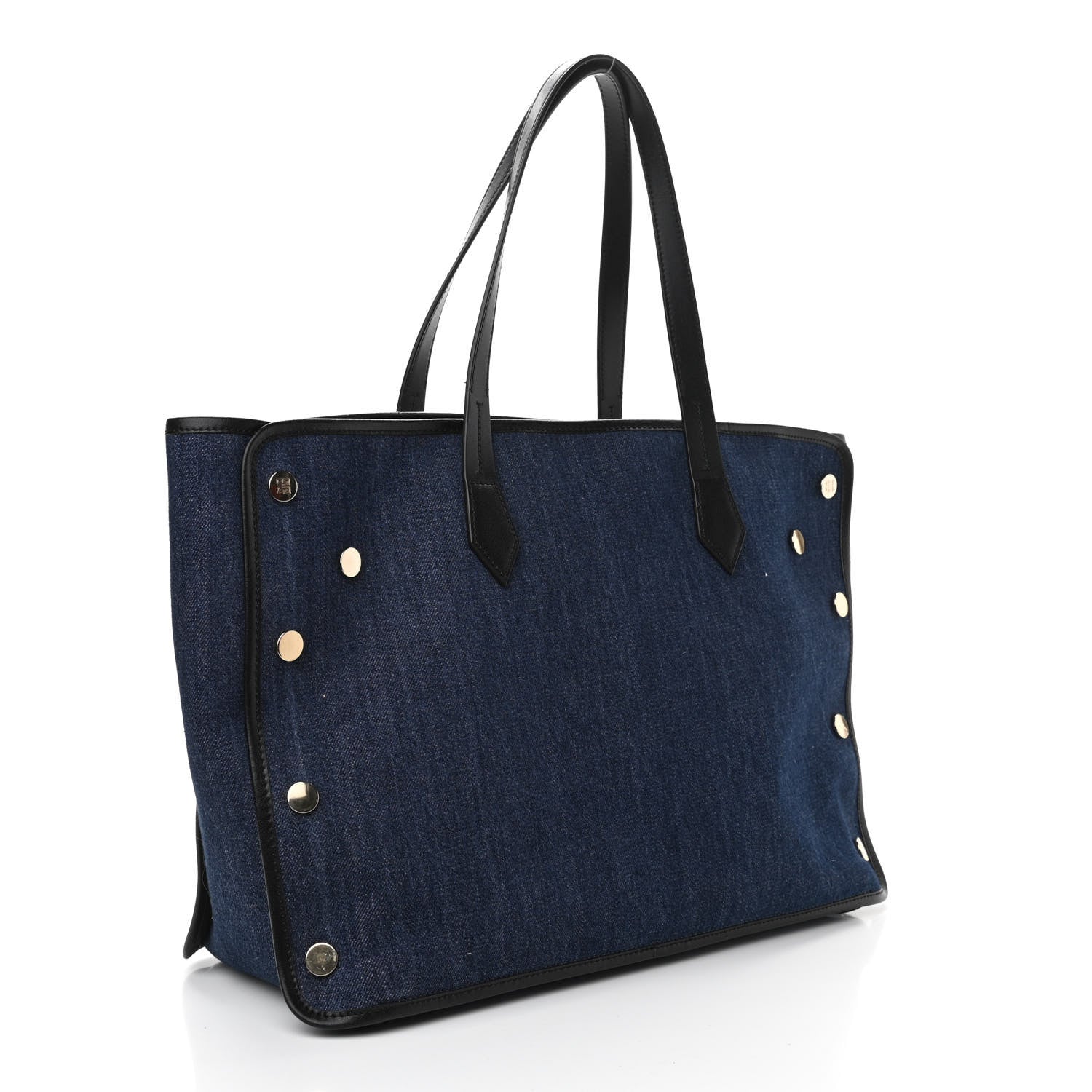 Givenchy Denim Medium Logo Bond Shopper Tote Blue 4 of 10