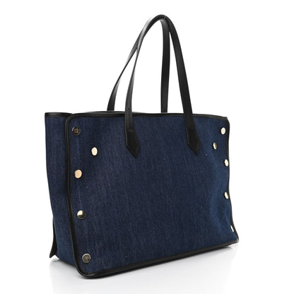 Givenchy Denim Medium Logo Bond Shopper Tote Blue 4 of 10