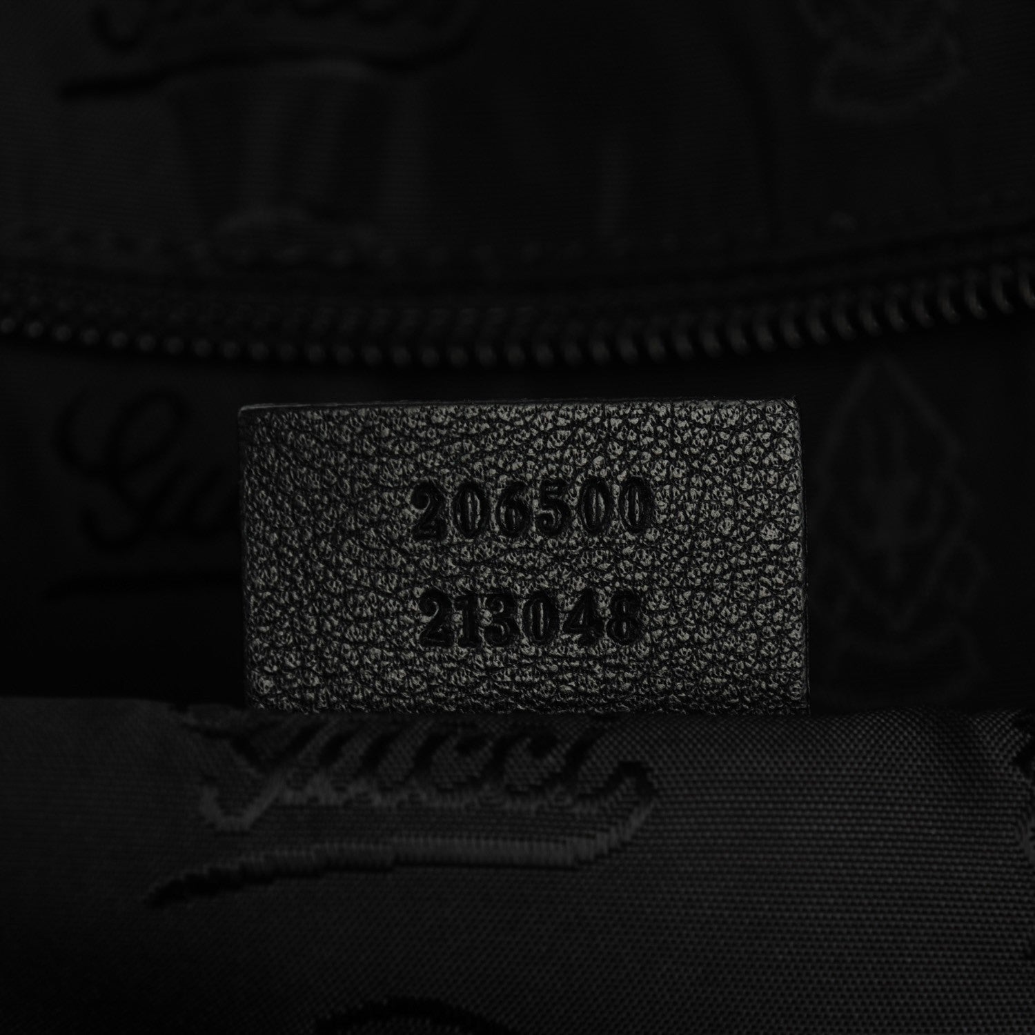 Gucci Guccissima Large Carry On Duffle Black 6 of 7