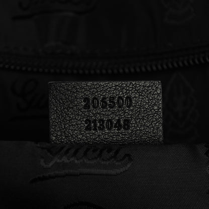 Gucci Guccissima Large Carry On Duffle Black 6 of 7