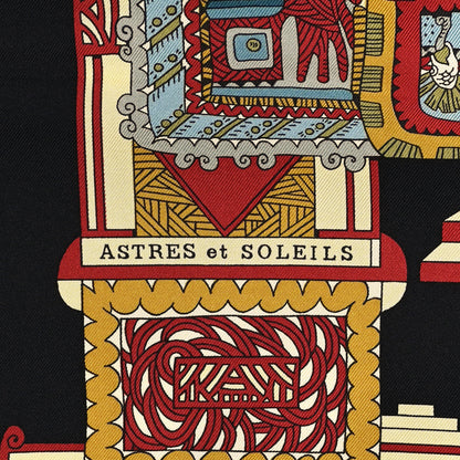 Hermes Silk Astres et Soleils Scarf 90 5 of 5