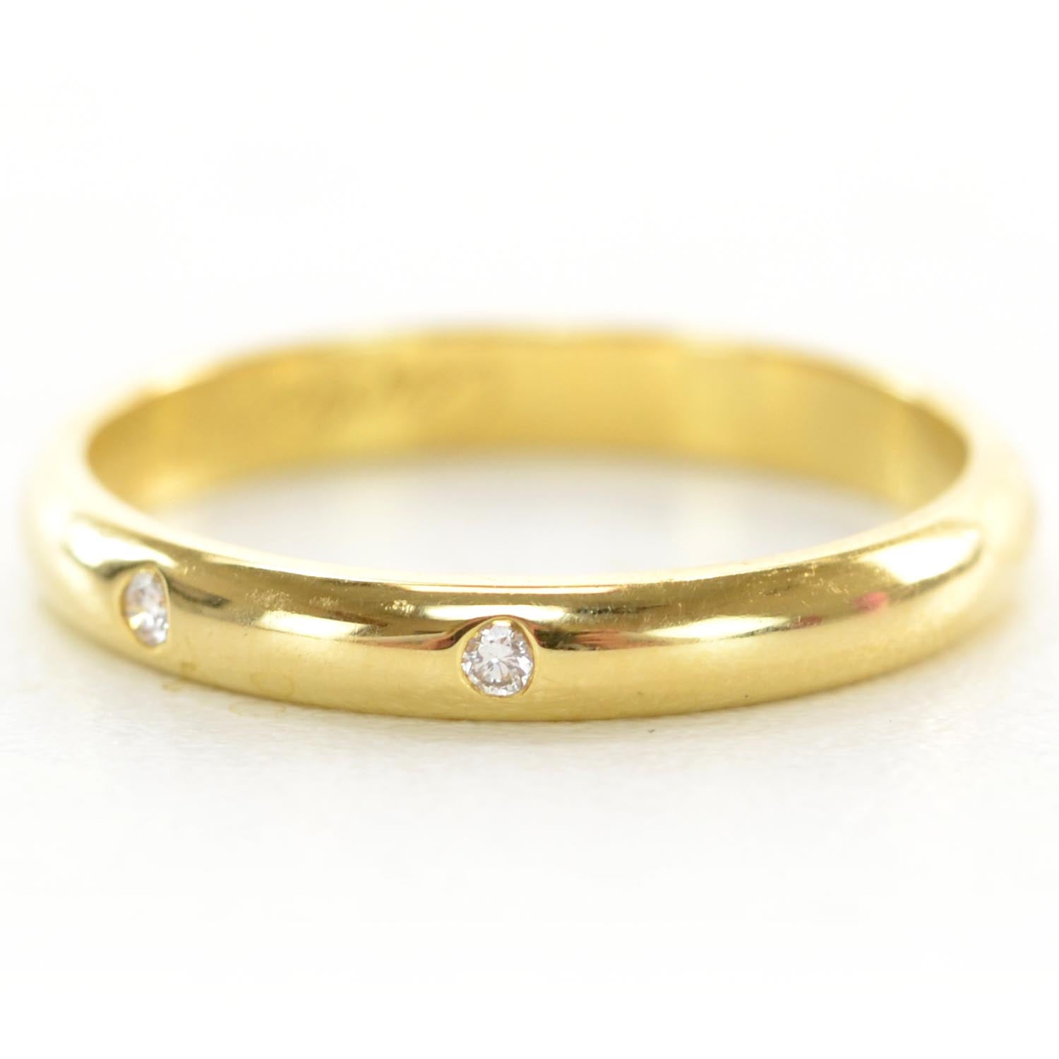 Cartier 18k Yellow Gold Diamond Ring 51 5.75 5 of 7