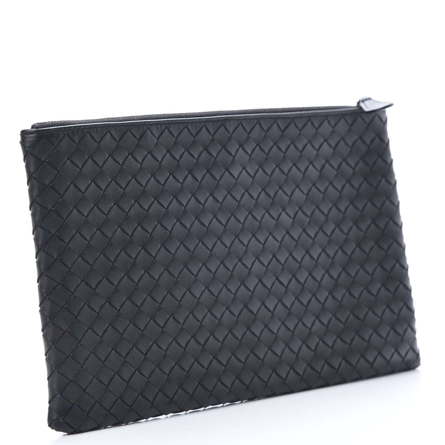 Bottega Veneta Nappa Intrecciato Medium Zip Pouch Black 2 of 6