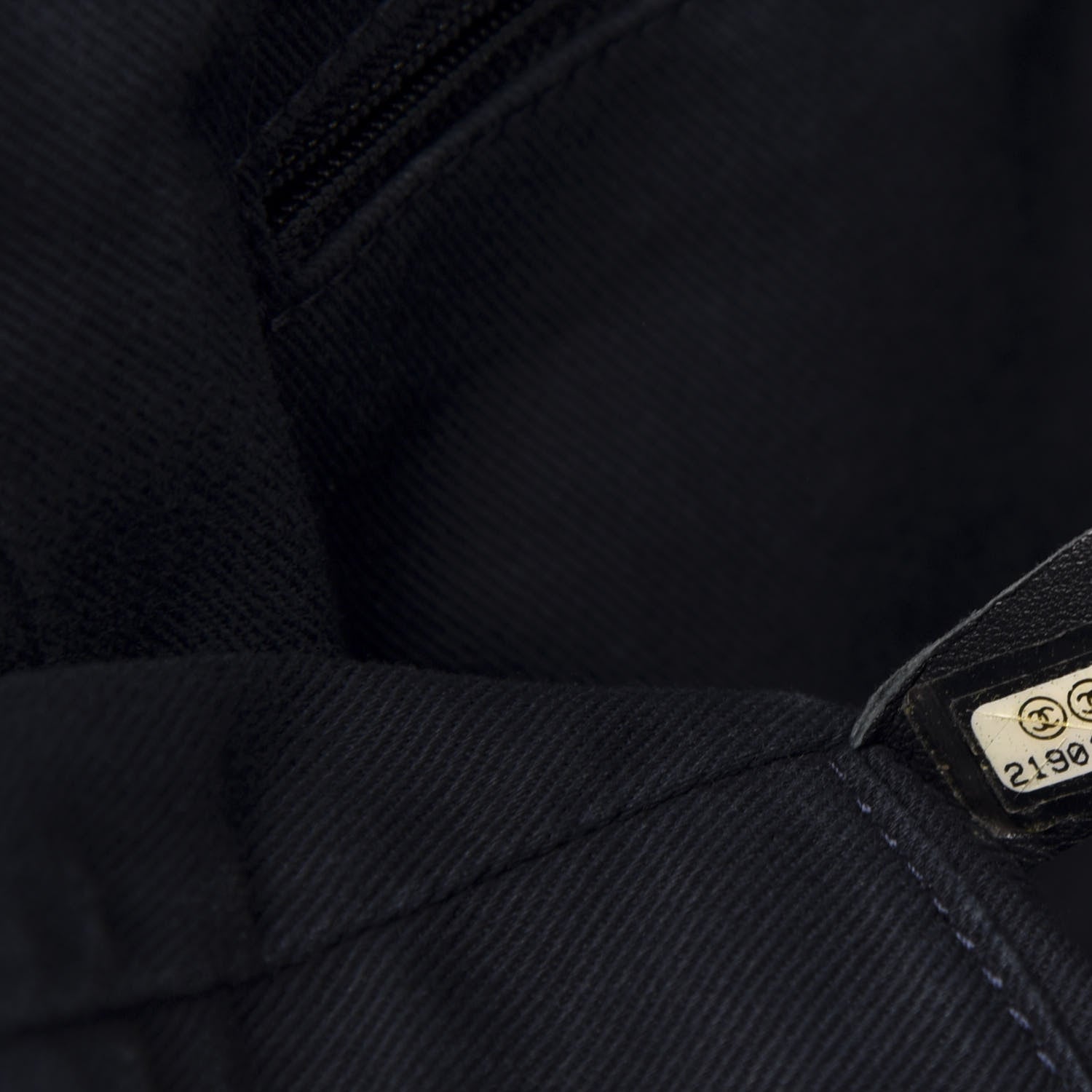 Chanel Denim Small Deauville Tote Dark Blue 7 of 10