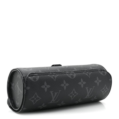 Louis Vuitton Monogram Eclipse 3 Watch Travel Case 4 of 10