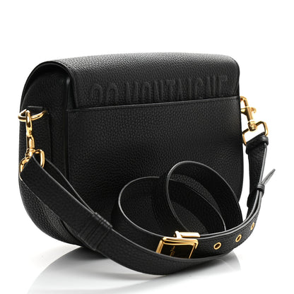 Christian Dior Grained Calfskin Medium Bobby Flap Black 3 of 9