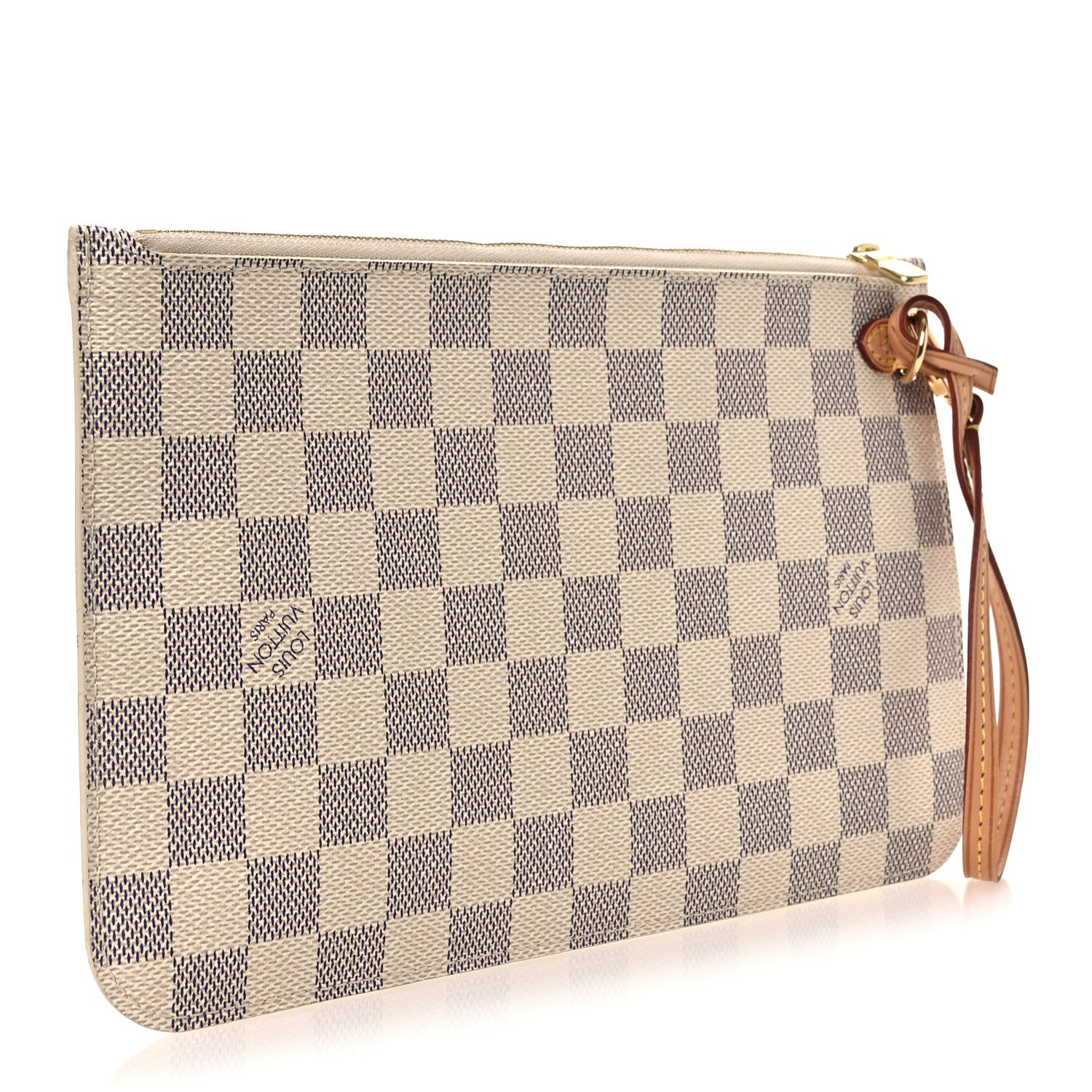 Louis Vuitton Damier Azur Neverfull MM GM Pochette 3 of 7