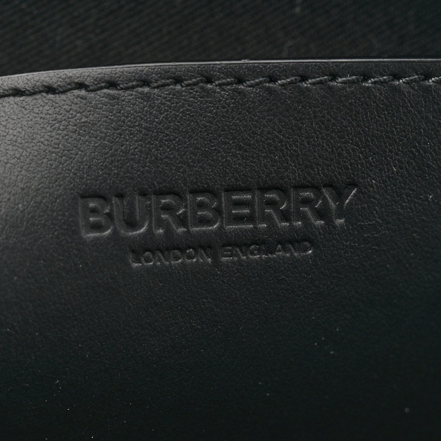 Coated Canvas Calfskin Check Muswell Bag Charcoal