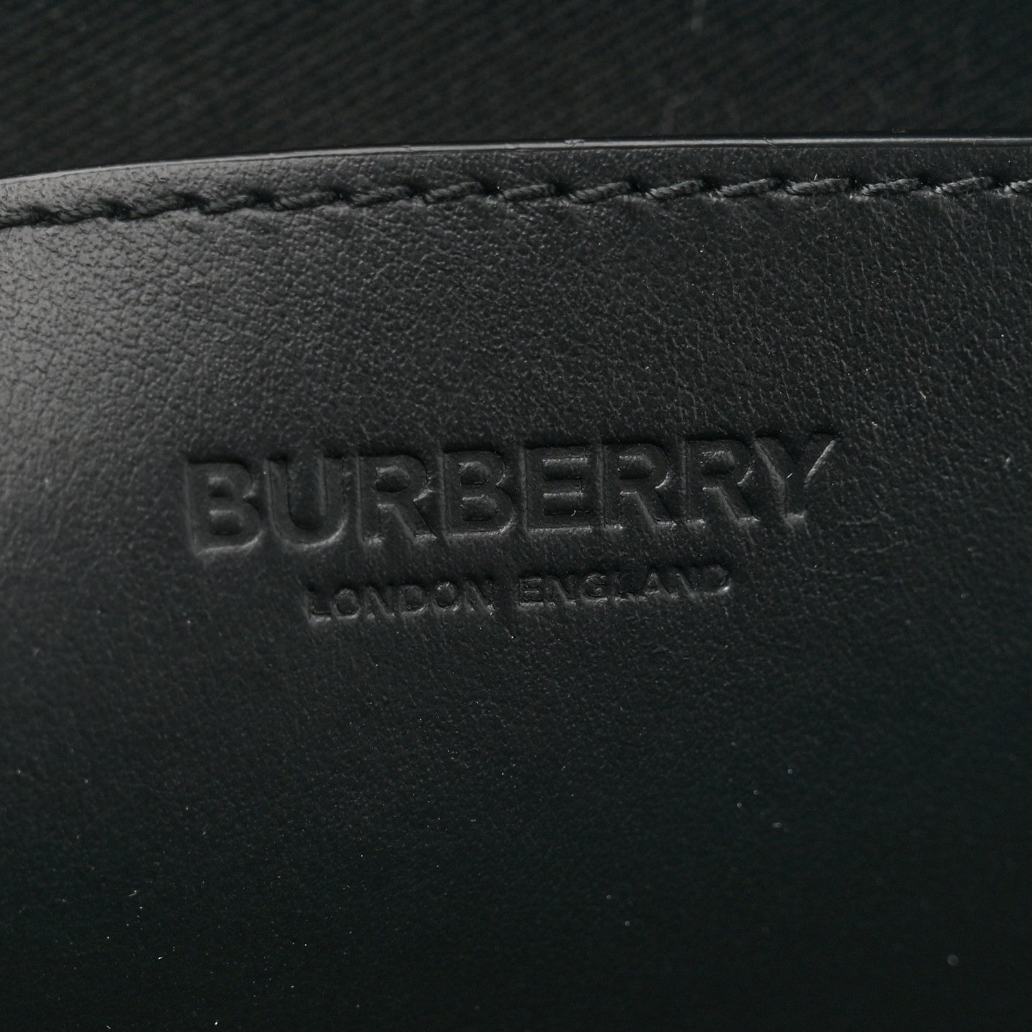Burberry Coated Canvas Calfskin Check Muswell Bag Charcoal 6 of 11
