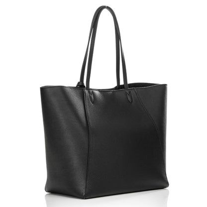 Louis Vuitton Calfskin Lockme Cabas Black 4 of 8