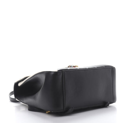 Gucci Calfskin Bamboo Trapuntata Queen Margaret Backpack Mystic White Black 3 of 11