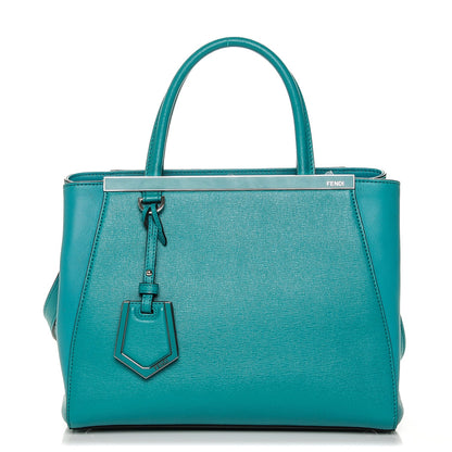 Fendi Vitello Elite Flamingo Petite 2Jours Tote Lago 1 of 7