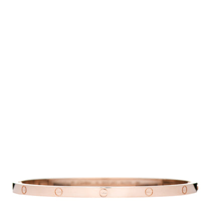 Cartier 18K Pink Gold Small LOVE Bracelet 18 1 of 5