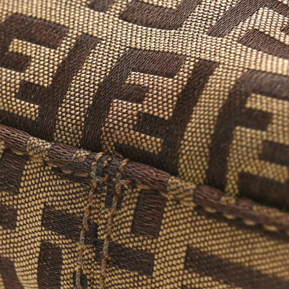 Fendi Zucchino Pochette Dark Brown 10 of 12