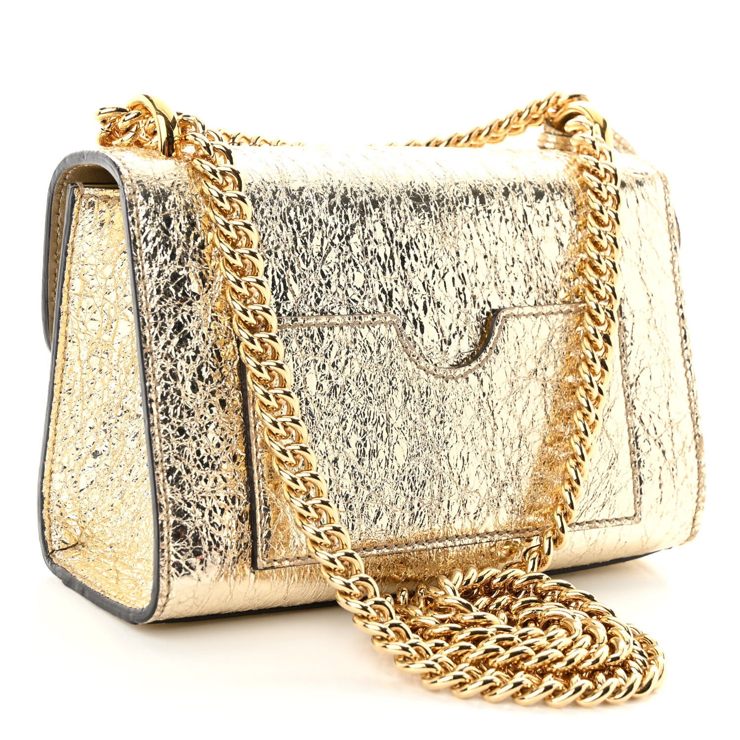 Gucci Galassia Small Padlock Shoulder Bag Platino 3 of 10