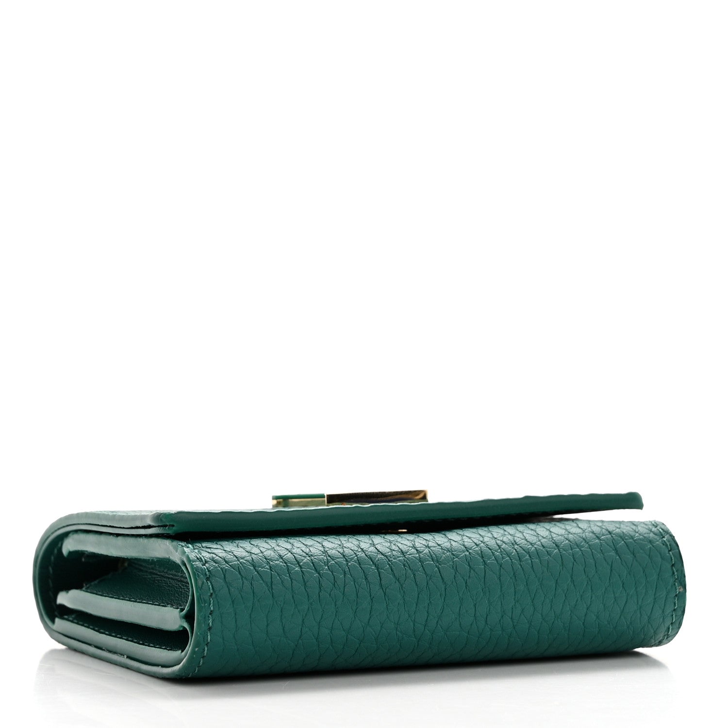 Louis Vuitton Taurillon Capucines Tiny Wallet Emerald Green 4 of 7